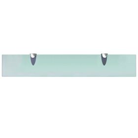 vidaXL Floating Shelf Glass 23.6"x3.9" 0.3"