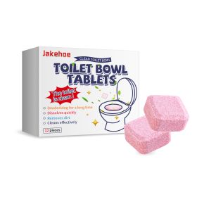 Jakehoe Toilet Effervescent Tablets Toilet Cleaner Cleaning Odor Yellow Stains Dirt Urine Stains Toilet Cleaning Tablets (Option: 3pcs)